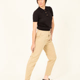 PANTALÓN JOGGER DE TENCEL™ Lyocell fibers ELIS BEIGE