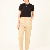 PANTALÓN JOGGER DE TENCEL™ Lyocell fibers ELIS BEIGE