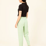 PANTALÓN JOGGER DE TENCEL™ Lyocell fibers ELIS MINT