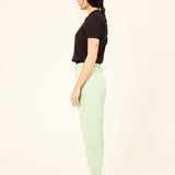 PANTALÓN JOGGER DE TENCEL™ Lyocell fibers ELIS MINT