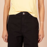 PANTALONES NEGROS MOMFIT DE MUJER TULSA VINTAGE BLACK
