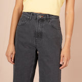 PANTALÓN VAQUERO DE MUJER MOMFIT TULSA OLD GREY