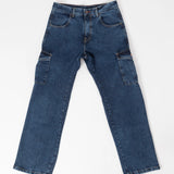 JEANS CARGO DE HOMBRE  WOLF MID BLUE