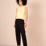 PANTALONES NEGROS MOMFIT DE MUJER TULSA VINTAGE BLACK