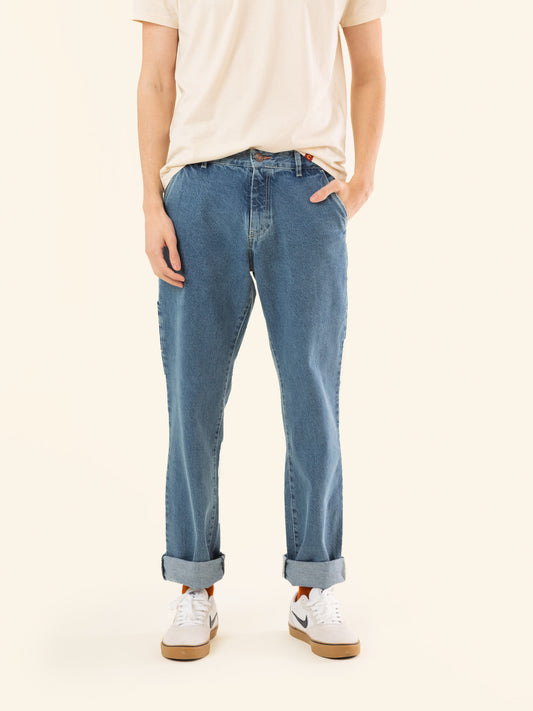Pantalones vaqueros para hombre, jeans pitillo, semipitillo y rectos –  capitandenim