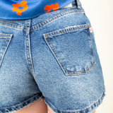 PANTALONES CORTOS DE MUJER MINA MID BLUE