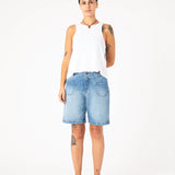 BERMUDAS VAQUERAS DE MUJER MAZZY LIGHT BLUE