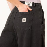 JEANS WIDE LEG TENCEL™ Lyocell fibers DE MUJER  YAYOI VINTAGE BLACK