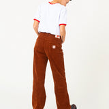 Pantalones de mujer de pana IKETTE DARK BROWN