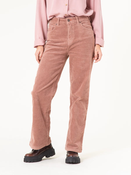 Pantalón de pana de mujer IKETTE PINK – capitandenim