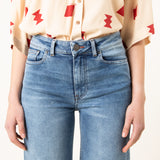 WIDE LEG NEW LUPE MID BLUE