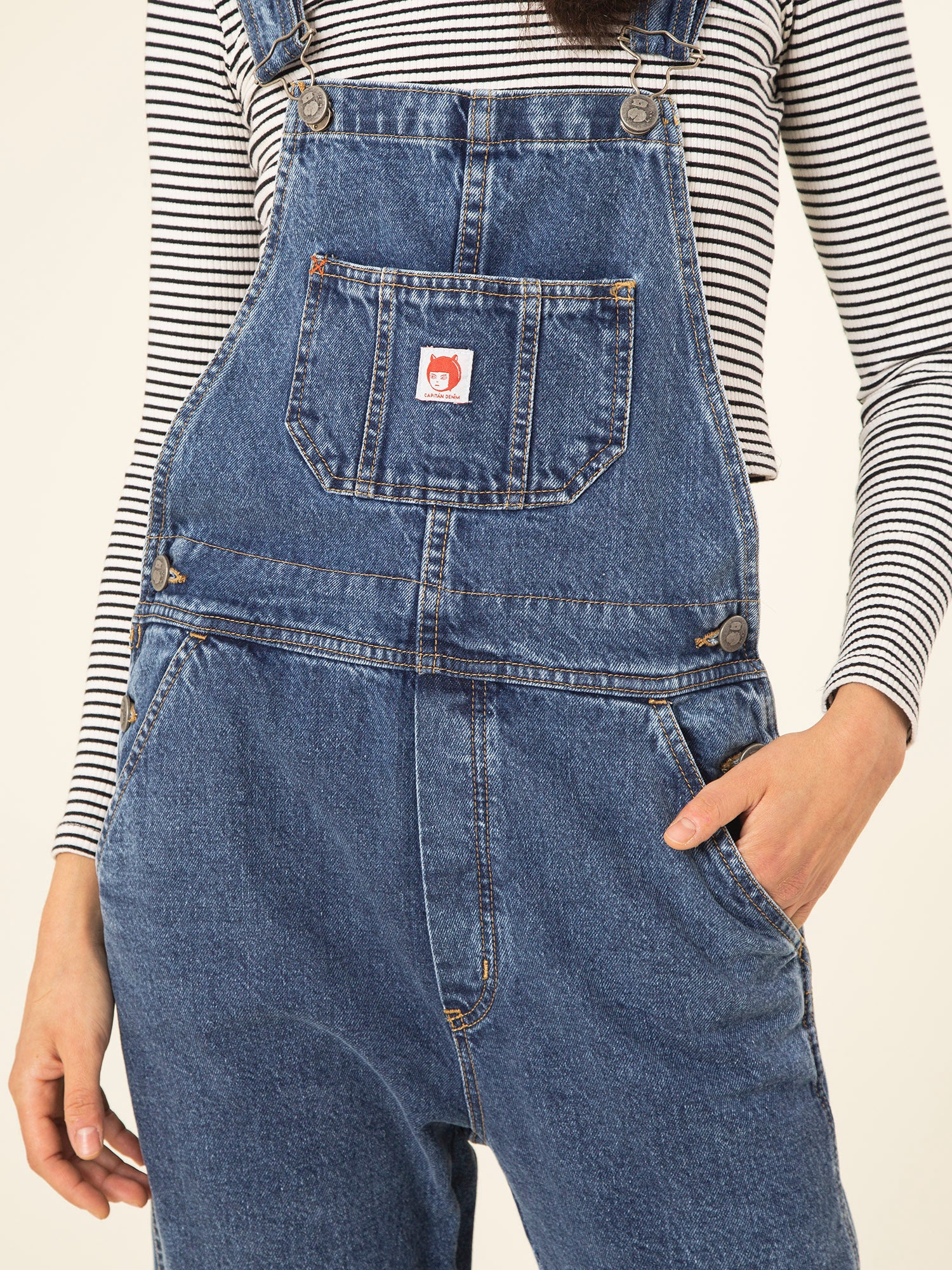 Moda Peto Vaquero Mujer Ancho Denim Mono Peto Mono Peto Vaquero