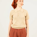 POLO CAMEL MUJER