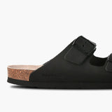 SAND.HAWAII UNISEX OILED LEATHER BLACK