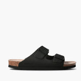 SAND.HAWAII UNISEX OILED LEATHER BLACK