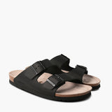 SAND.HAWAII UNISEX OILED LEATHER BLACK