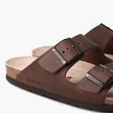 SAND.HAWAII UNISEX OILED LEATHER HABANA