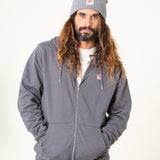 SUDADERA UNISEX CAPUCHA DARK GREY