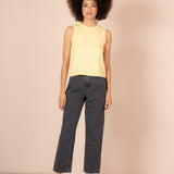 PANTALÓN VAQUERO DE MUJER MOMFIT TULSA OLD GREY