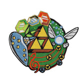 PARCHE LA BARBUDA ZELDA OCARINA TRIFORCE