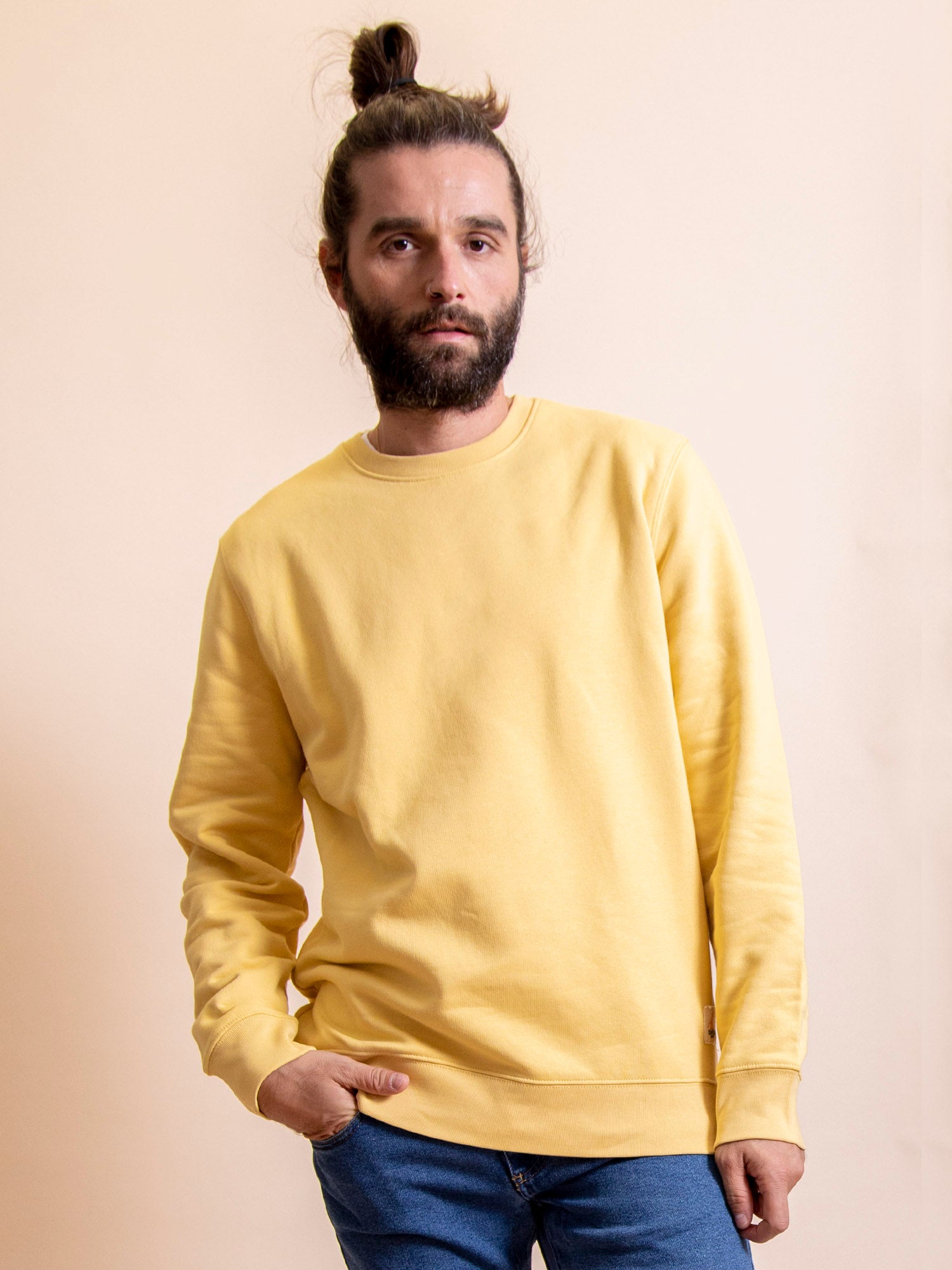 SUDADERA MOSTAZA – capitandenim - Main Image