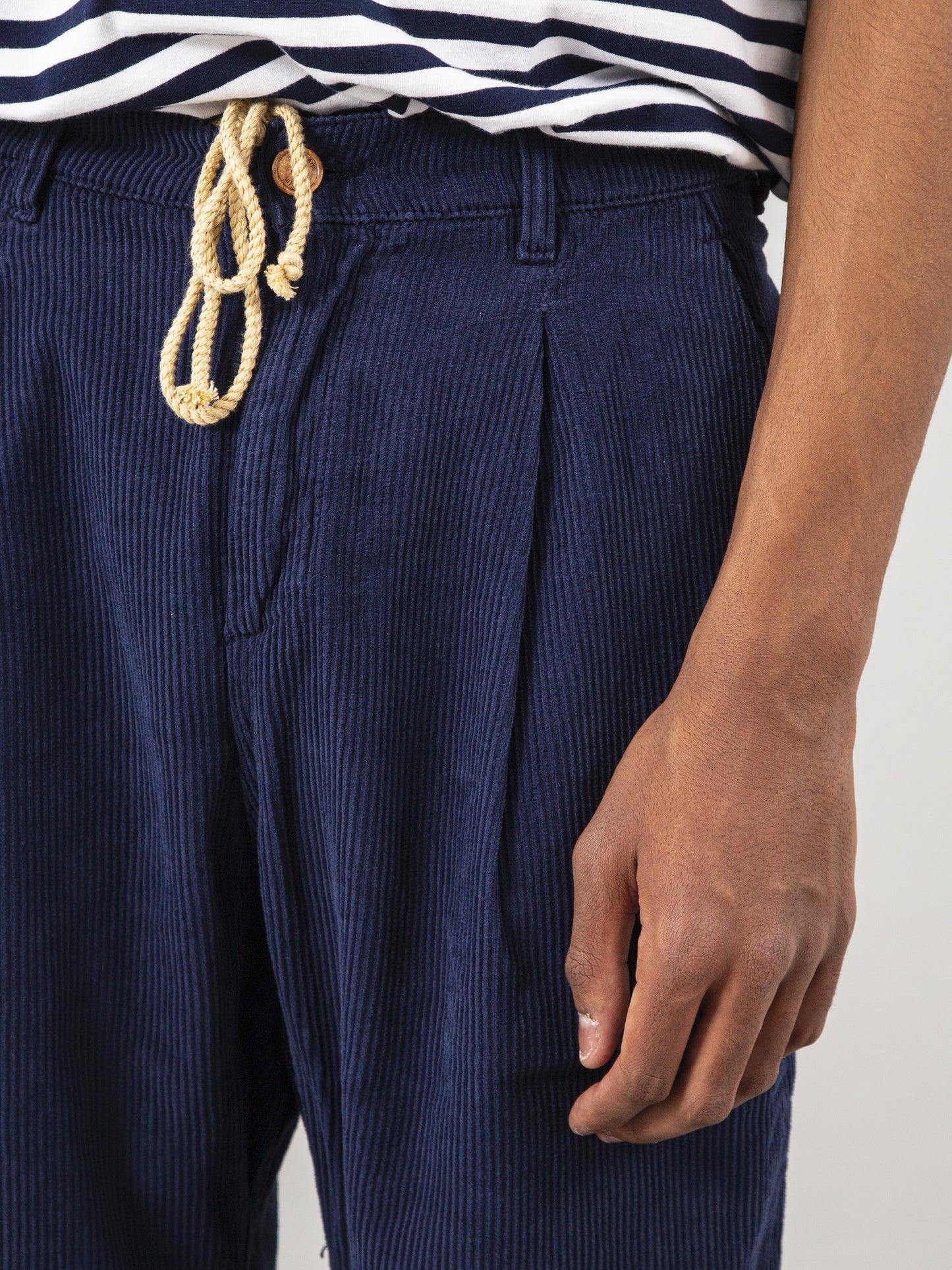 TERAUCHI BLUE REGULAR CORDUROY