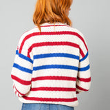 PALLENBERG RECYCLED VINTAGE STRIPES SWEATER