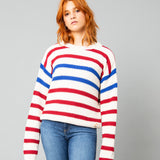 PALLENBERG RECYCLED VINTAGE STRIPES SWEATER
