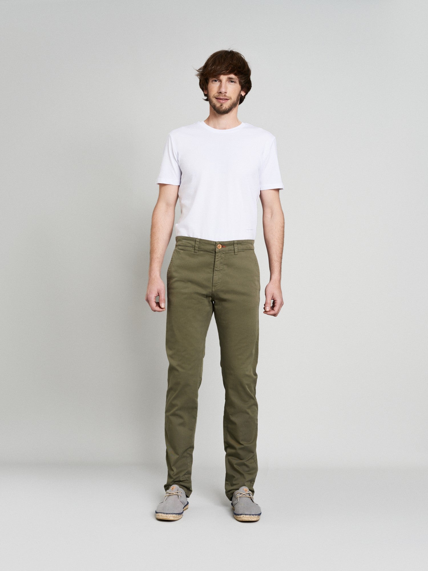 Pantalon chino recto online hombre