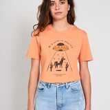 T-SHIRT BIG DOWN IN MEXICO APRICOT UNISEX