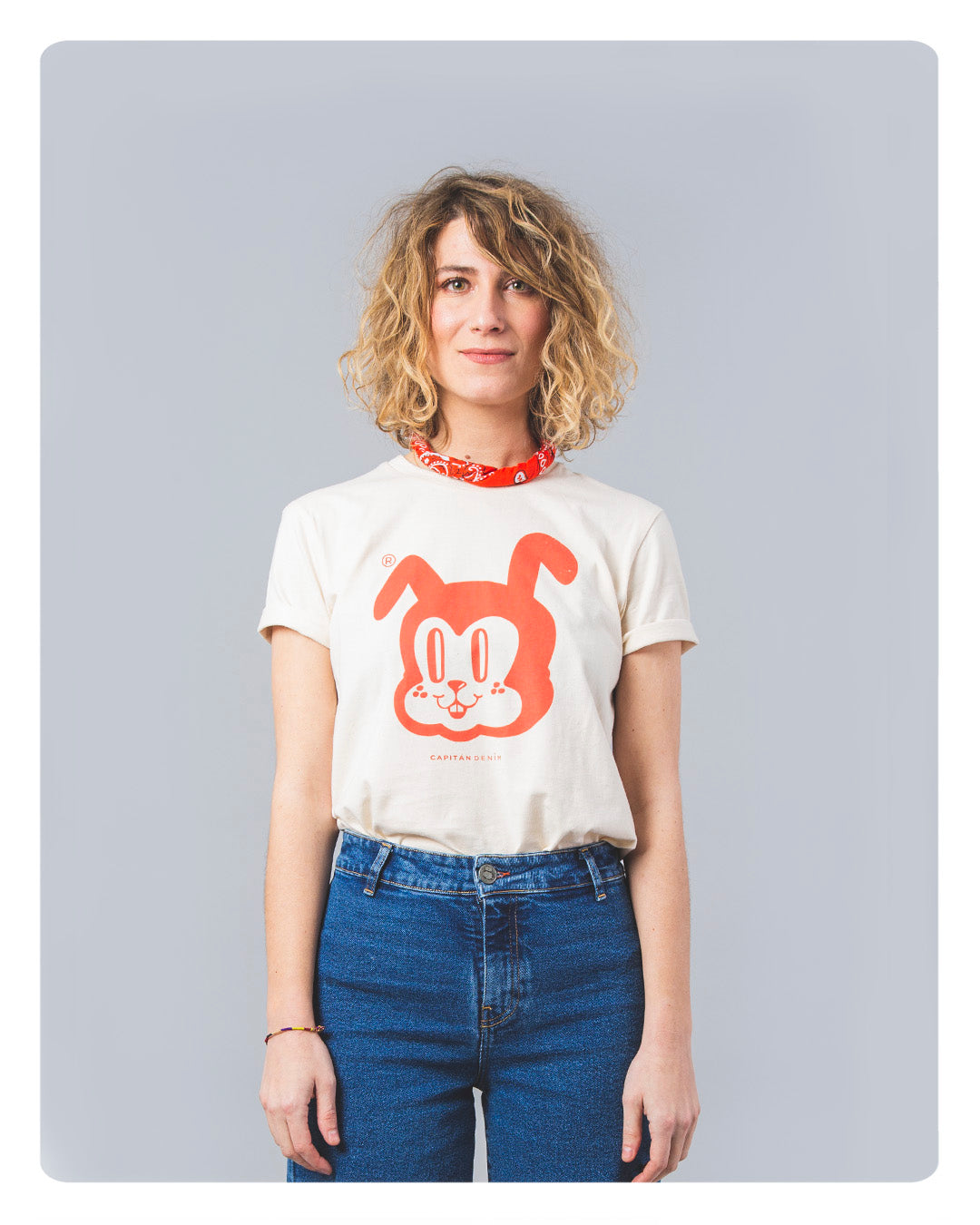 Marca De Ropa Rabbits RABBIT RAW COTTON T-SHIRT – capitandenim